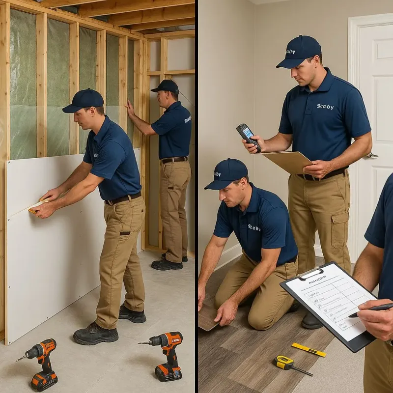 Repairs and Reconstruction process in Winneconne, WI